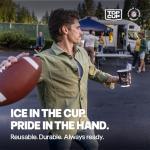 Top Cup NFL Arizona Cardinals 20 oz Reusable Aluminum Cups 20 Count | Officially Licensed, Durable, Reusable & Recyclable, Made in USA