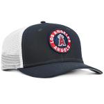 New Era LA Los Angeles Angels 9SEVENTY City Connect Trucker Snapback Cap, Adjustable Hat Navy Blue
