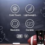 Top Cup NFL Arizona Cardinals 20 oz Reusable Aluminum Cups 20 Count | Officially Licensed, Durable, Reusable & Recyclable, Made in USA