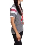 Calhoun NHL Ladies Loose Fit Varsity Style Retro Lounge T-Shirt (New Jersey Devils, Medium)