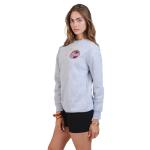 Ultra Game WNBA Official Womens Velvet Plush Crew Sweatshirt, Indiana Fever, Heather Gray, Small