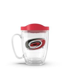 Tervis Made in USA Double Walled NHL Carolina Hurricanes Insulated Tumbler Cup Keeps Drinks Cold & Hot, 16oz Mug, Primary Logo