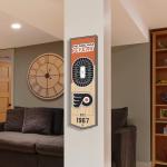 NHL Philadelphia Flyers - Wells Fargo Center 3D Banner, Team Colors, 6" x 19"