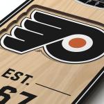 NHL Philadelphia Flyers - Wells Fargo Center 3D Banner, Team Colors, 6" x 19"