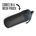 Northwest NFL Las Vegas Raiders Lightweight Waterproof Pullover Poncho with Hood and Mesh Storage Bag, Compact Rain Gear for Hiking, Camping, Travel, Festivals, and Outdoor Activities Black