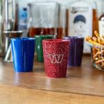 Rico Industries NFL Football Washington Commanders 2oz Ceramic Shot Glass for Fans, Laser Engraved In Team Color Single Shot Glass