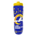 Party Animal NFL Football Squeeze Bottle, 32 oz BPA-Free Sports Water Bottle with Quick Flow for Kids & Adults, Cincinnati Bengals