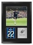 HWC Trading Diego Milito Inter Milan Gifts Printed Signed Autograph Picture for Soccer Fans and Supporters - 16" x 12" Portrait Framed