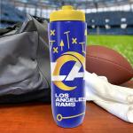 Party Animal NFL Football Squeeze Bottle, 32 oz BPA-Free Sports Water Bottle with Quick Flow for Kids & Adults, Cincinnati Bengals