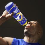 Party Animal NFL Football Squeeze Bottle, 32 oz BPA-Free Sports Water Bottle with Quick Flow for Kids & Adults, Cincinnati Bengals