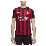 PUMA AC Milan Men's Home Authentic Short Sleeve Jersey 25/26 (US, Alpha, X-Large, Regular, Regular, Red)