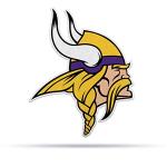 Rico Industries NFL Football Minnesota Vikings Primary Shape Cut Pennant - Home and Living Room Décor - Soft Felt EZ to Hang