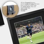 HWC Trading Diego Milito Inter Milan Gifts Printed Signed Autograph Picture for Soccer Fans and Supporters - 16" x 12" Portrait Framed