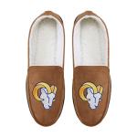 foco Los Angeles Rams NFL Mens Exclusive Beige Moccasin - S