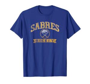 Buffalo Sabres Vintage Hockey Blue NHL Officially Licensed T-Shirt