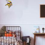 Rico Industries NFL Football Minnesota Vikings Primary Shape Cut Pennant - Home and Living Room Décor - Soft Felt EZ to Hang