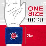 Franklin Sports MLB Chicago Cubs Team Wristbands