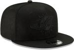 New Era NFL 9FIFTY Black On Black Adjustable Snapback Hat Cap One Size Fits All (Miami Dolphins)