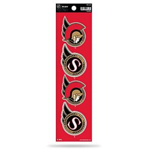 Rico Industries QAD9302 Ottawa Senators The Quad Decal Set