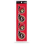 Rico Industries QAD9302 Ottawa Senators The Quad Decal Set