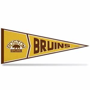 Rico Industries NHL Hockey Boston Bruins Retro 12" x 30" Felt Wall Décor Pennant - Great for Home/Bed Room/Man Cave Décor