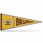 Rico Industries NHL Hockey Boston Bruins Retro 12" x 30" Felt Wall Décor Pennant - Great for Home/Bed Room/Man Cave Décor