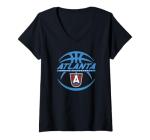 Womens WNBA Atlanta Dream The Rock V-Neck T-Shirt