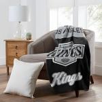 Northwest Officially Licensed Los Angeles Kings NHL Team Throw Blanket 46″×60″ – Licensed Microfiber Throw with Hockey Logos for Fans, Dorms, Game Day Couches & Fan Caves