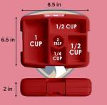 FOCO NHL Unisex-Adult Officially Licensed Team Color Stripe Primary Logo Hockey Leak Proof 5 Compartment Bento Lunch Box - Florida Panthers