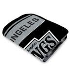 Northwest Officially Licensed Los Angeles Kings NHL Team Throw Blanket 46″×60″ – Licensed Microfiber Throw with Hockey Logos for Fans, Dorms, Game Day Couches & Fan Caves