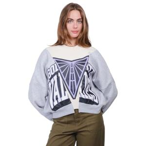 Ultra Game WNBA Official Womens Super Soft Showtime Crew Sweatshirt, Golden State Valkyries, Heather Gray, Small