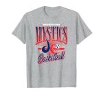 WNBA Official Washington Mystics Super Fan T-Shirt, Men, Heather Grey, X-Large