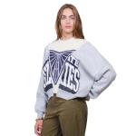 Ultra Game WNBA Official Womens Super Soft Showtime Crew Sweatshirt, Golden State Valkyries, Heather Gray, Small