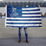Kansas City Royals Nation Flag 3x5 Banner
