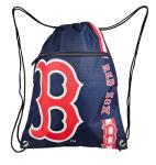 FOCO Boston Red Sox MLB Drawstring Backpack with Zippered Pocket — Officially Licensed, Cordura Nylon