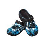 FOCO Carolina Panthers NFL Mens Tie-Dye Clog with Strap - XL