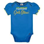 NFL Los Angeles Chargers 3 Pack Short Sleeve Bodysuit, Blue Los Angeles Chargers New, 18 Months