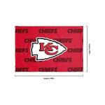 FOCO Kansas City Chiefs NFL Team Color Big Logo Standard 2 Pack Pillowcases