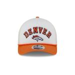 New Era NFL Chrome Arch 9FORTY M-Crown A-Frame Trucker Mesh Adjustable Snapback Hat One Size Fits All - Denver Broncos - Orange