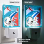YouTheFan NFL Miami Dolphins Logo Series Nite Light