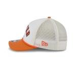 New Era NFL Chrome Arch 9FORTY M-Crown A-Frame Trucker Mesh Adjustable Snapback Hat One Size Fits All - Denver Broncos - Orange