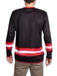 NHL Men's Game Day Long Sleeve Performance Loose Fit Rash Guard (New Jersey Devils, X-Large)