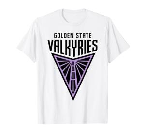 WNBA Golden State Valkyries Logo T-Shirt, Men, White, Large