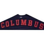 Pro Standard Womens NHL Columbus Blue Jackets Wingspan Crewneck Sweatshirt Midnight Navy M