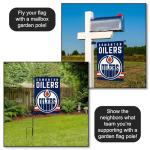 Oilers Double Sided Garden Banner Flag