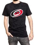 Calhoun NHL Surf & Skate Men's Garment Dyed Vintage T-Shirt (Carolina Hurricanes, X-Large)