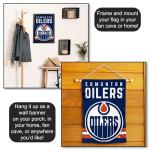 Oilers Double Sided Garden Banner Flag