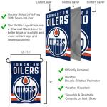 Oilers Double Sided Garden Banner Flag