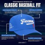 Freddie Freeman Los Angeles Baseball Hat | Officially Licensed MLBPA Adjustable Snapback Cap, Embroidered Performance Curved Brim Hat for Men, Women & Kids Royal Blue