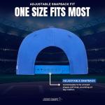 Freddie Freeman Los Angeles Baseball Hat | Officially Licensed MLBPA Adjustable Snapback Cap, Embroidered Performance Curved Brim Hat for Men, Women & Kids Royal Blue